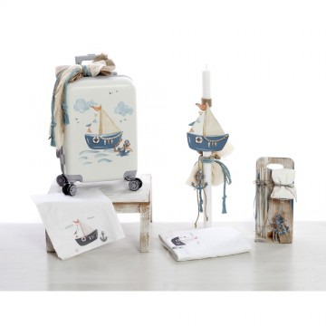 Bellissimo Σετ Βάπτισης για Αγόρι με θέμα Ναυτικό ΣΔΣ-2506